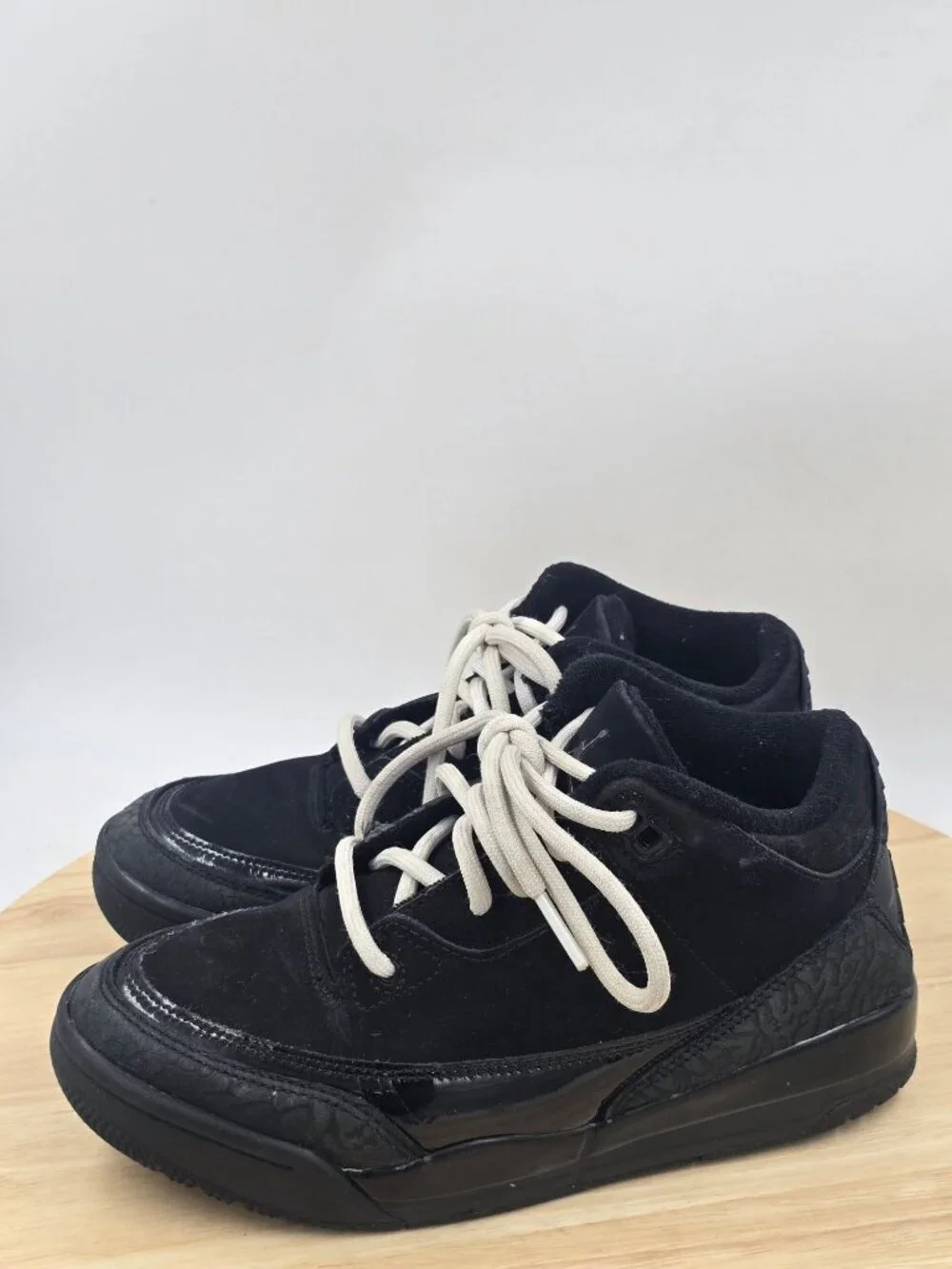 Jordan 3 Black Cat Basketball Shoes  Little Kids DM0966-001 sz 3Y